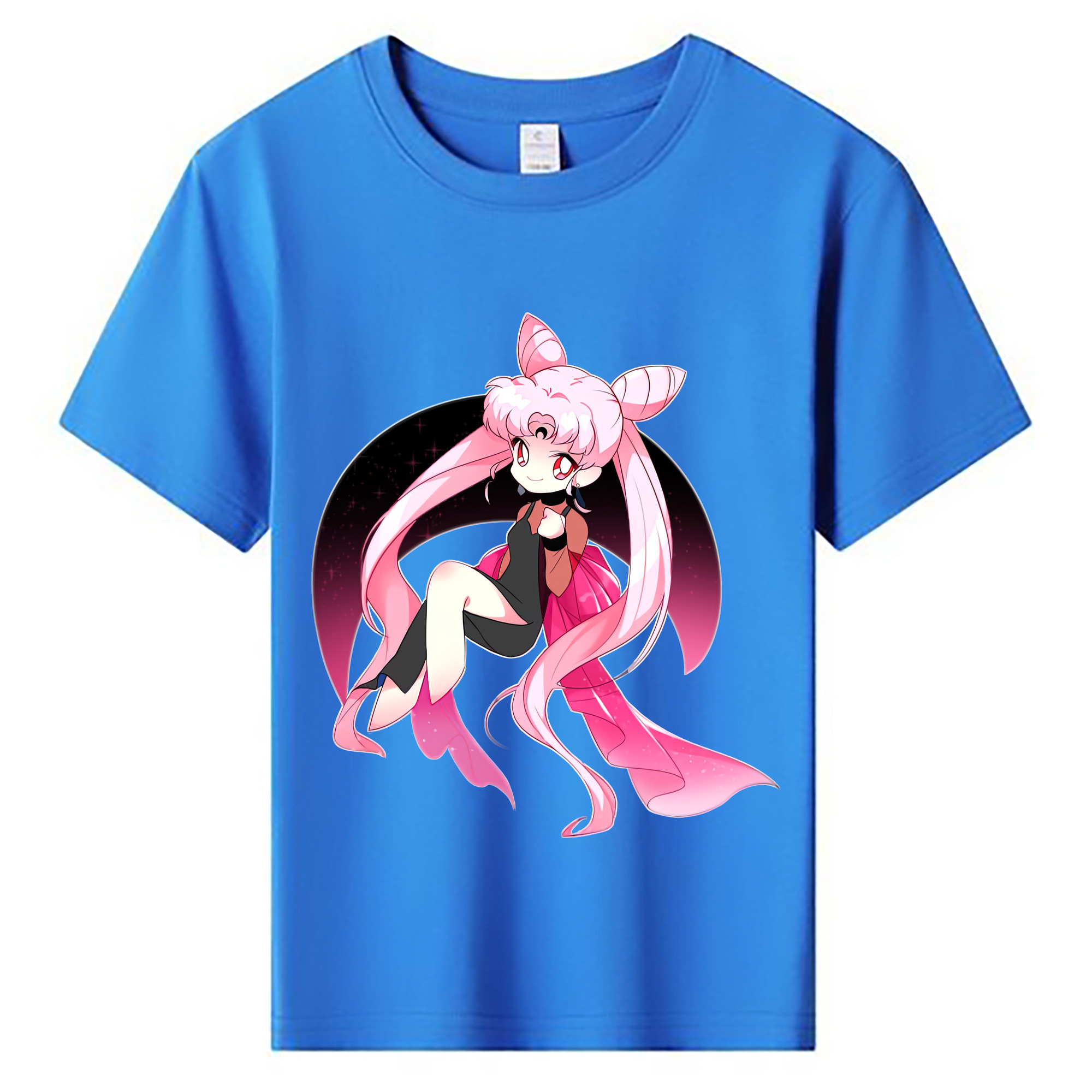 （画像用） 美少女戦士セーラームーン ちびうさ Sailor Moon Chibiusa Tsukino Usagi Small Lady Serenity 綿100％キッズTシャツ（フロントプリント）